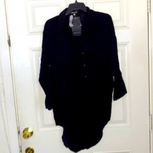 Mieeion Tunic top black size small